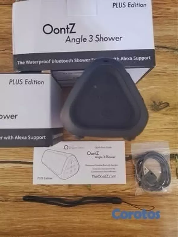 camaras y audio - Bocina OontZ Angle 3 SHOWER PLUS Waterproof Bluetooth recargable Con Alexa 2