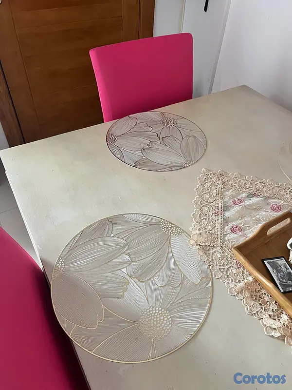 decoración y accesorios - Comedor de 6 personas grande. 6 sillas  6