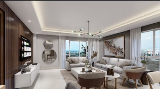 penthouses -  APART. EN MODERNA TORRE EN REP. LOS 3OJOS. AV. CHARLES DE GAULLE, S.D.E 6