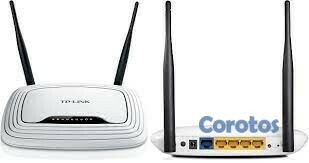 computadoras y laptops - ROUTER WIRELESS TP-LINK TL-WR841N(US), 2.4GHZ/300MBPS, 1 PUERTO WAN + 4 PUERTOS 