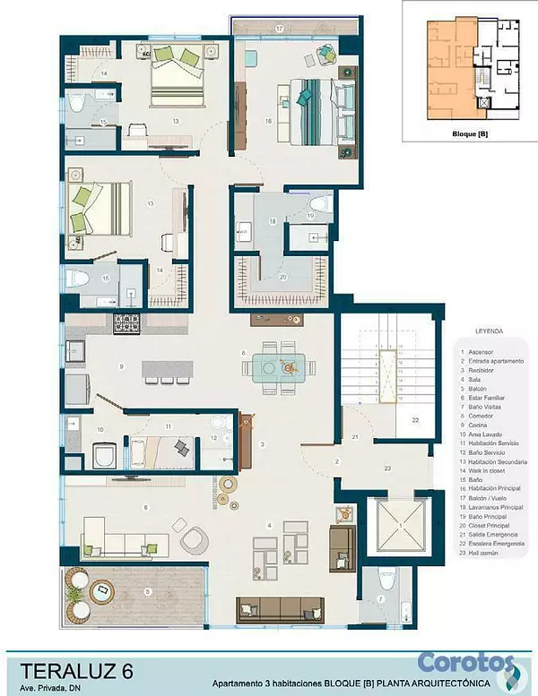 apartamentos - HERMOSO PROYECTO DE APARTAMENTOS, MIRADOR SUR 5