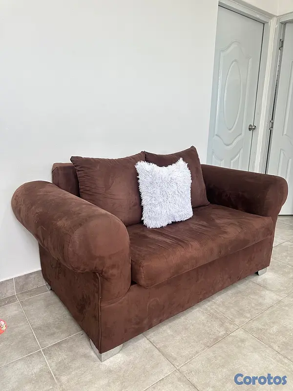 muebles y colchones - Sofá moderno de 2 plazas  3
