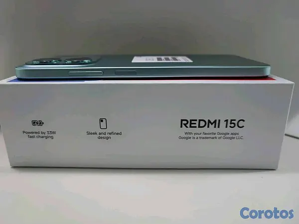 celulares y tabletas - disponible cel REDMI15c 256GB y 8GB memoria ram precio 8500 negociable  4