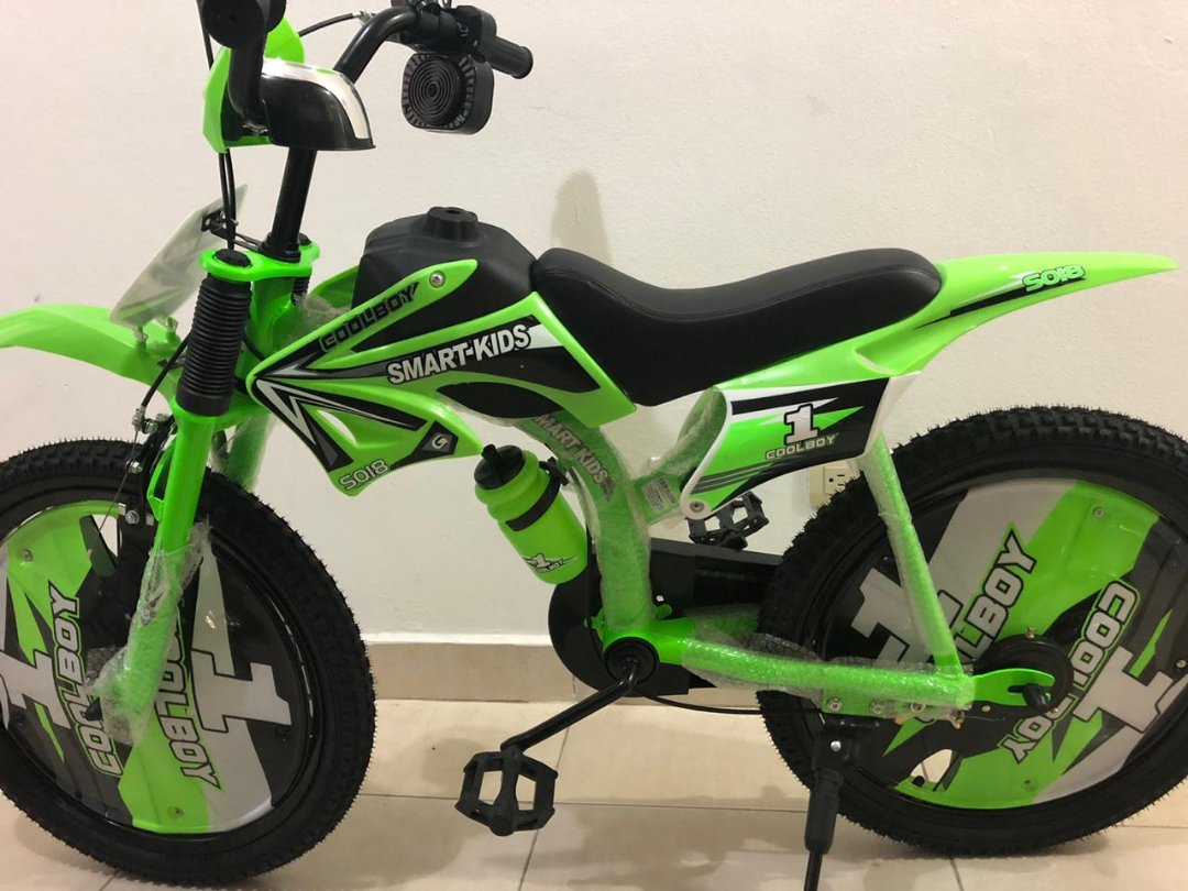 bicicletas y accesorios - Bicicleta para Niños Tipo Moto Bicimoto Aro 12 16 y 20 Motocross con sonido 2