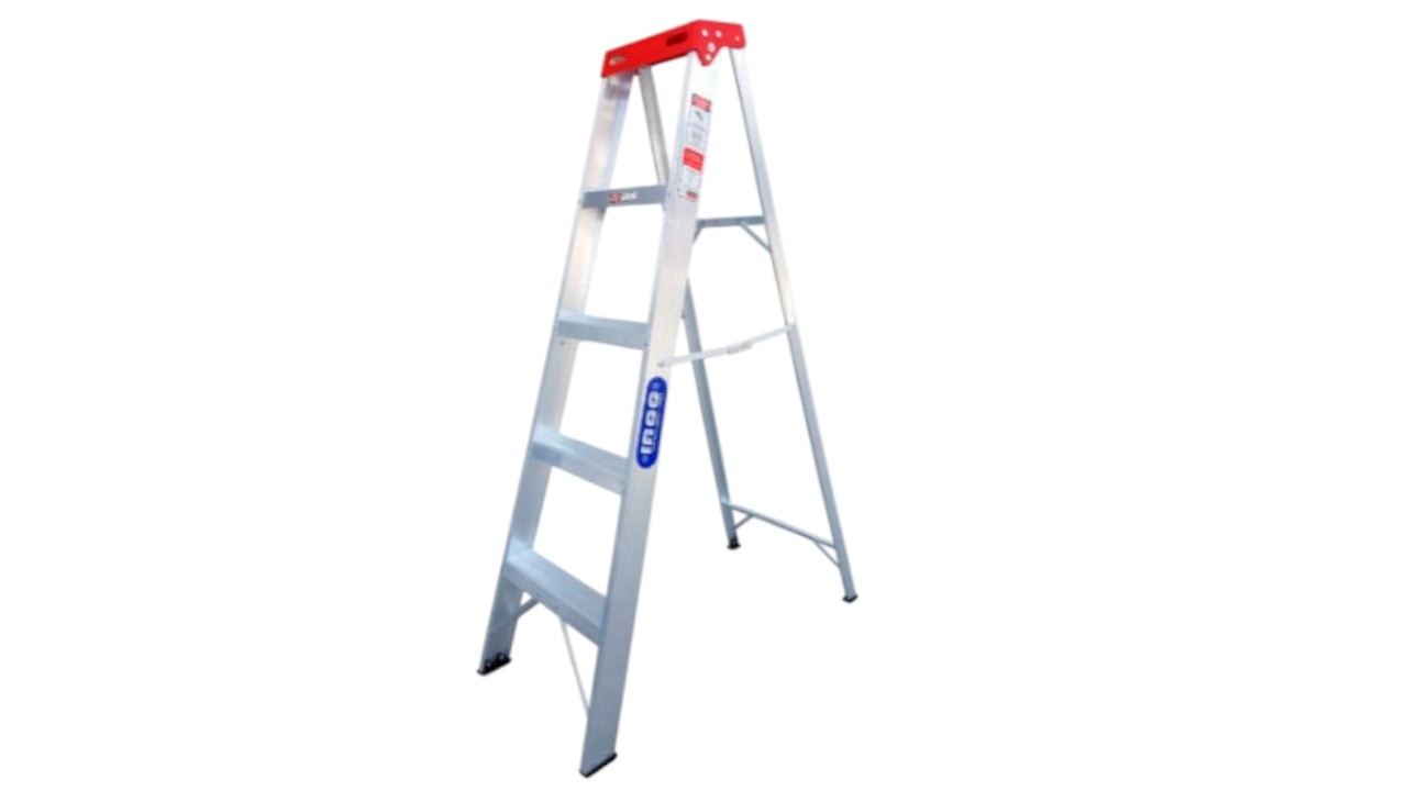 herramientas, jardines y exterior - ESCALERA TIJERA ALUMINIO 5 PIES 0
