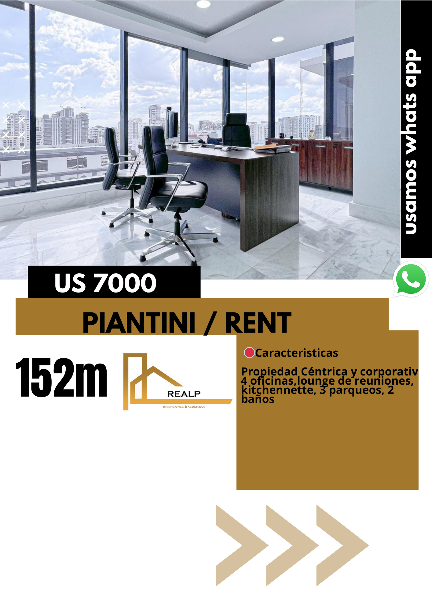 oficinas y locales comerciales - Locar corporativo en Piantini  0