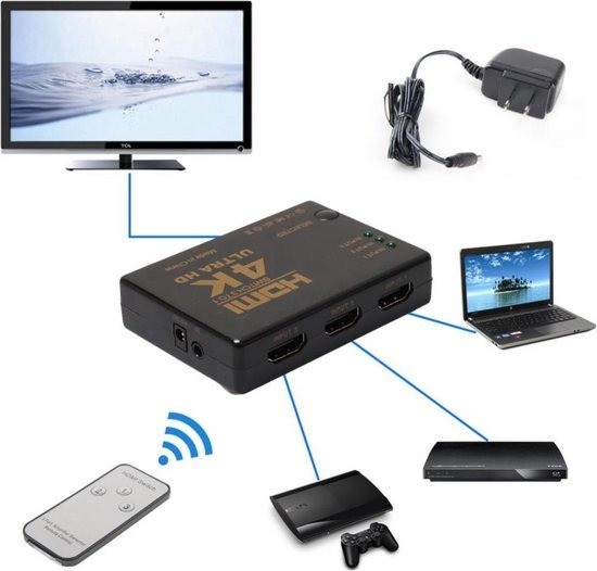 accesorios para electronica - OFERTA SWITCH HDMI - 5 PORT 4K ARGOM ARG-AV-5125 1
