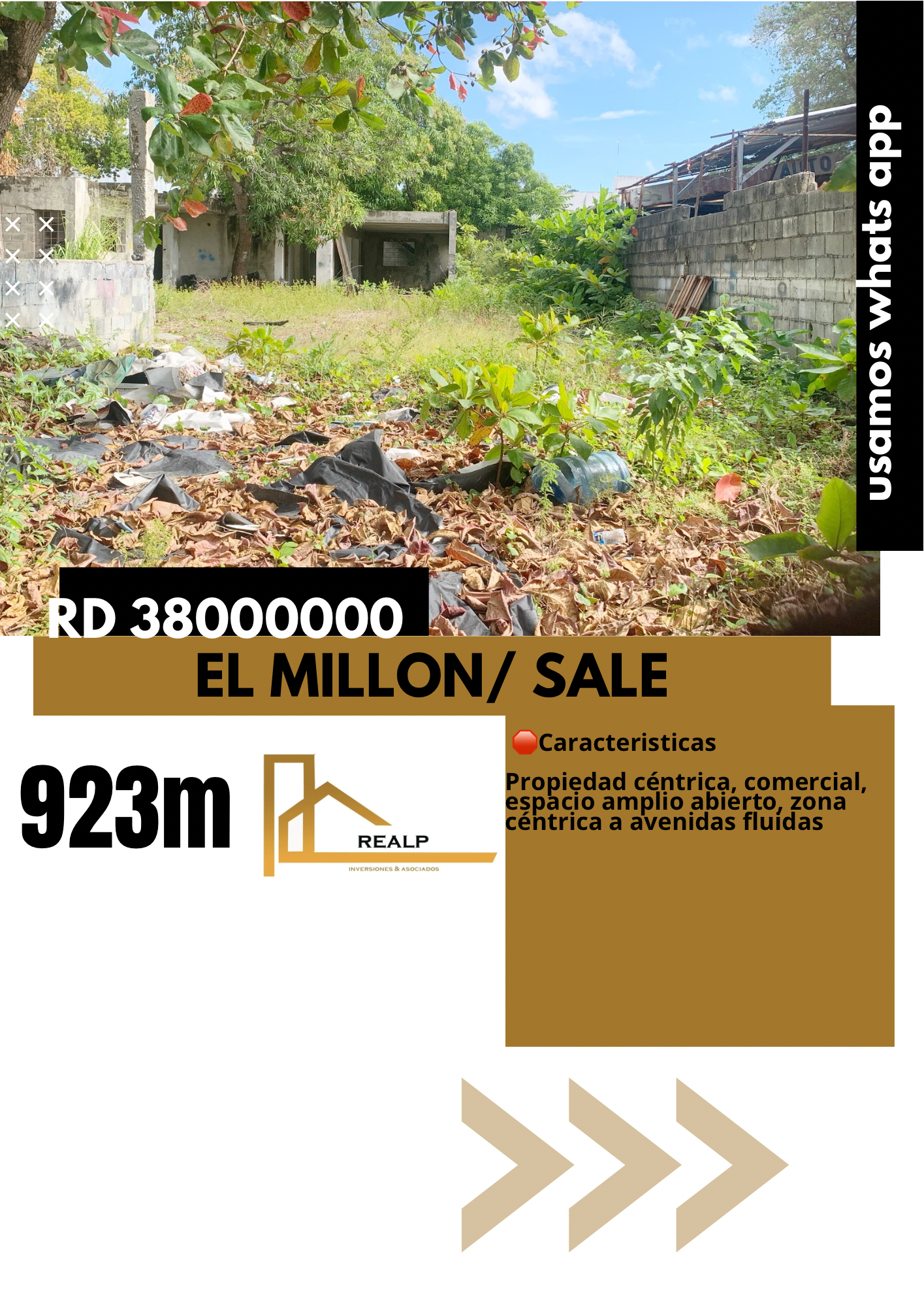 solares y terrenos - Solar amplio en venta 