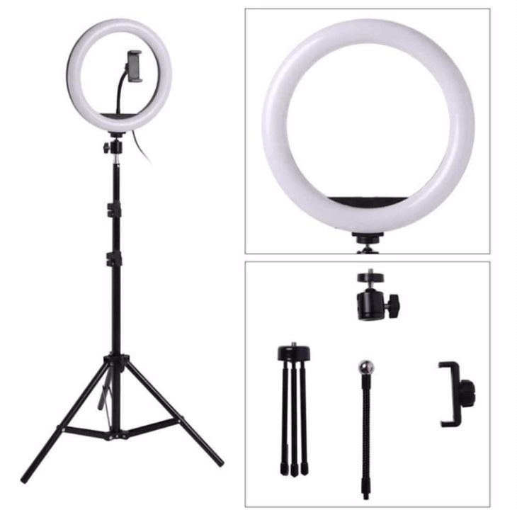 otros electronicos - Anillo Aro De Luz 10 Pulgadas Selfie Led + Tripode 2.5 Metros 2