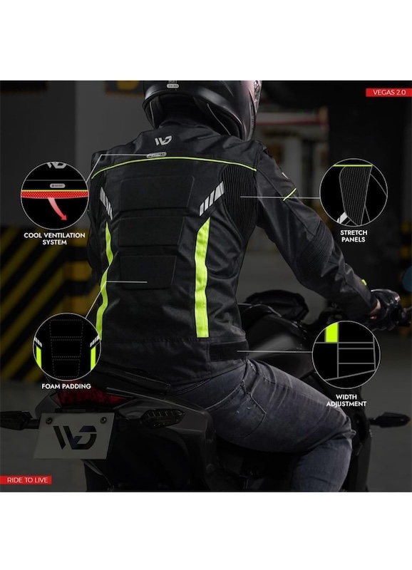 ropa para hombre - Chaqueta Moto con Protecciones Nivel 2 SIZE XL Y L 3