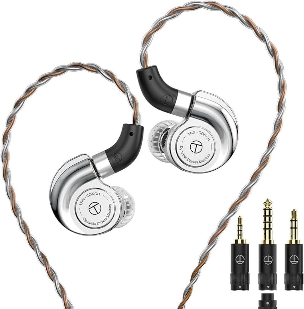 camaras y audio - TRN Conch In Ear Monitor Auriculares IEM 10mm DD 1