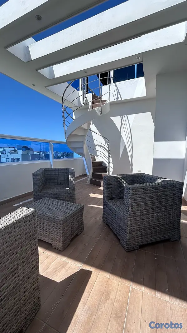 apartamentos - RENTO HERMOSO PENTHOUSE AMUEBLADO EN CORALES DEL SUR 8