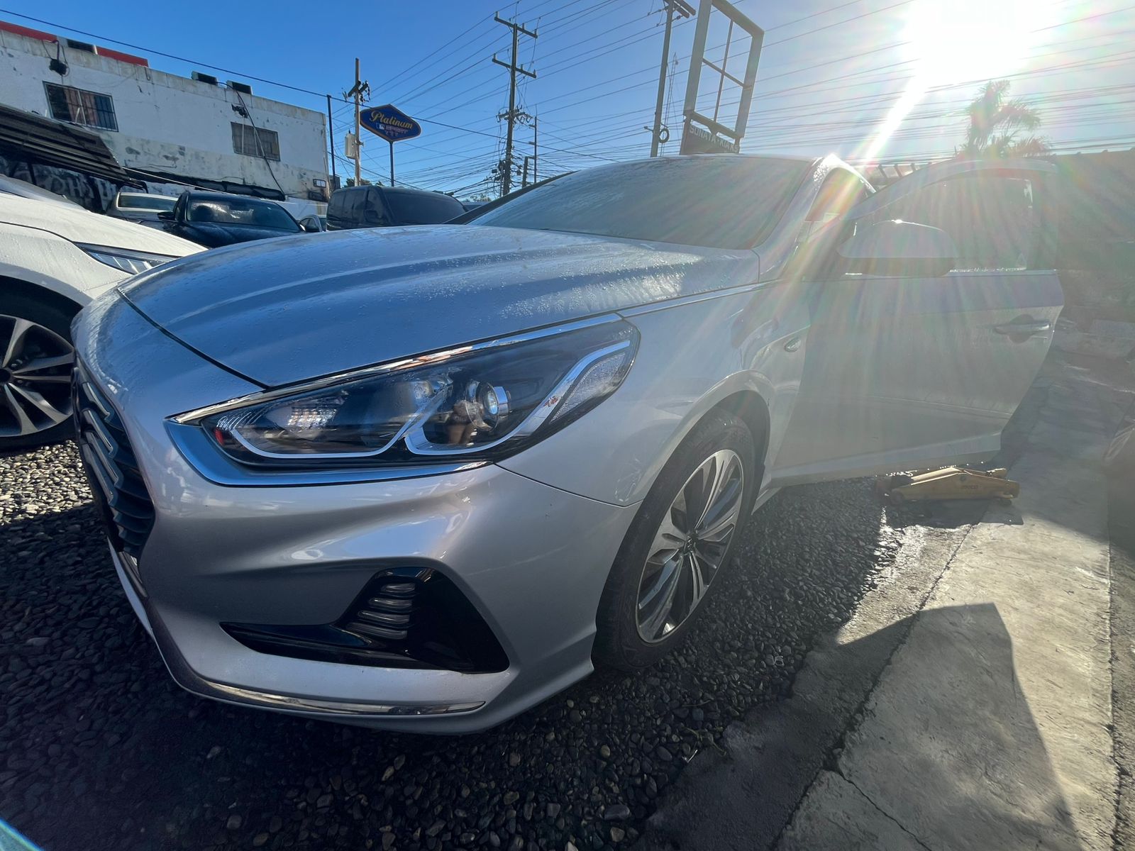 carros - HYUNDAI SONATA NEW RISE GRIS 2018 DESDE: RD$710,00 1
