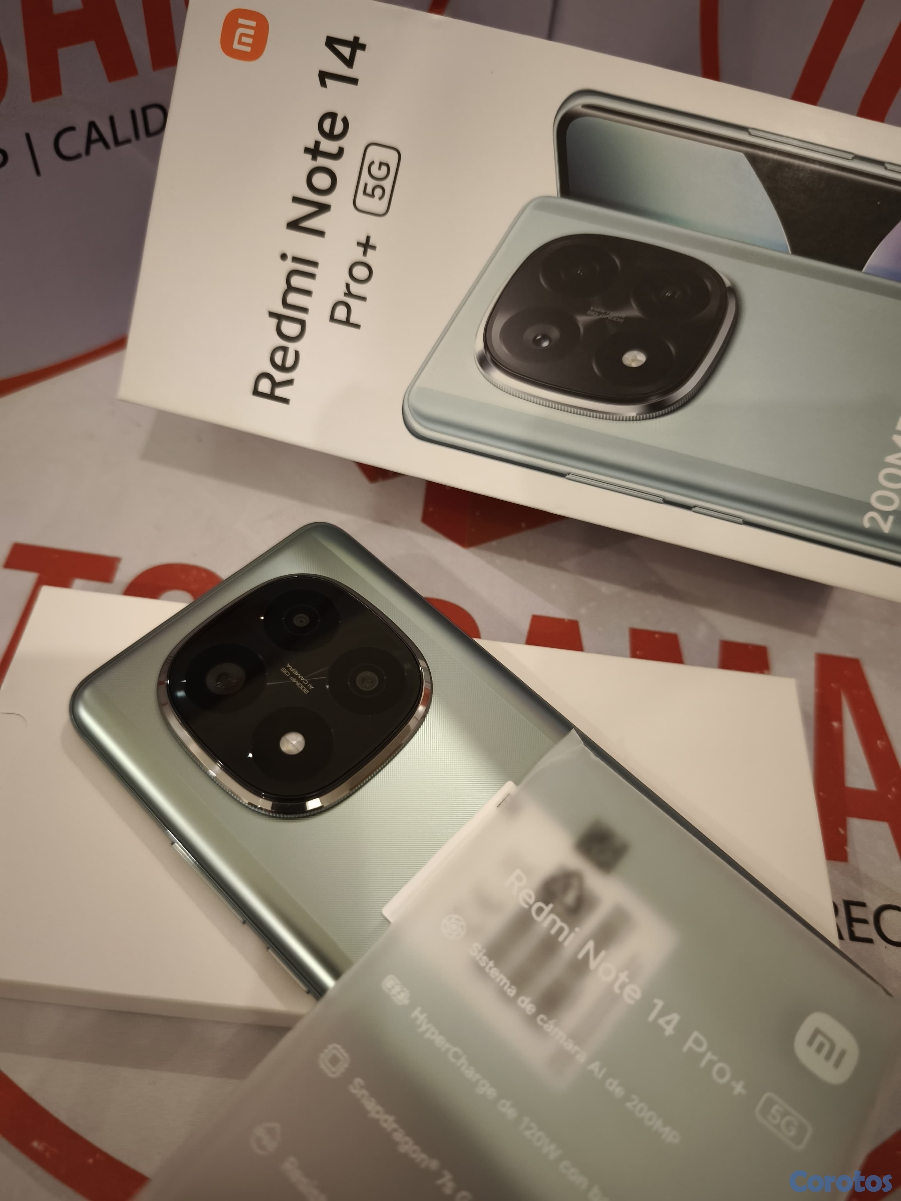 celulares y tabletas - REDMI NOTE 14 PRO+ PLUS 5G
12GB RAM 512GB ROM  6