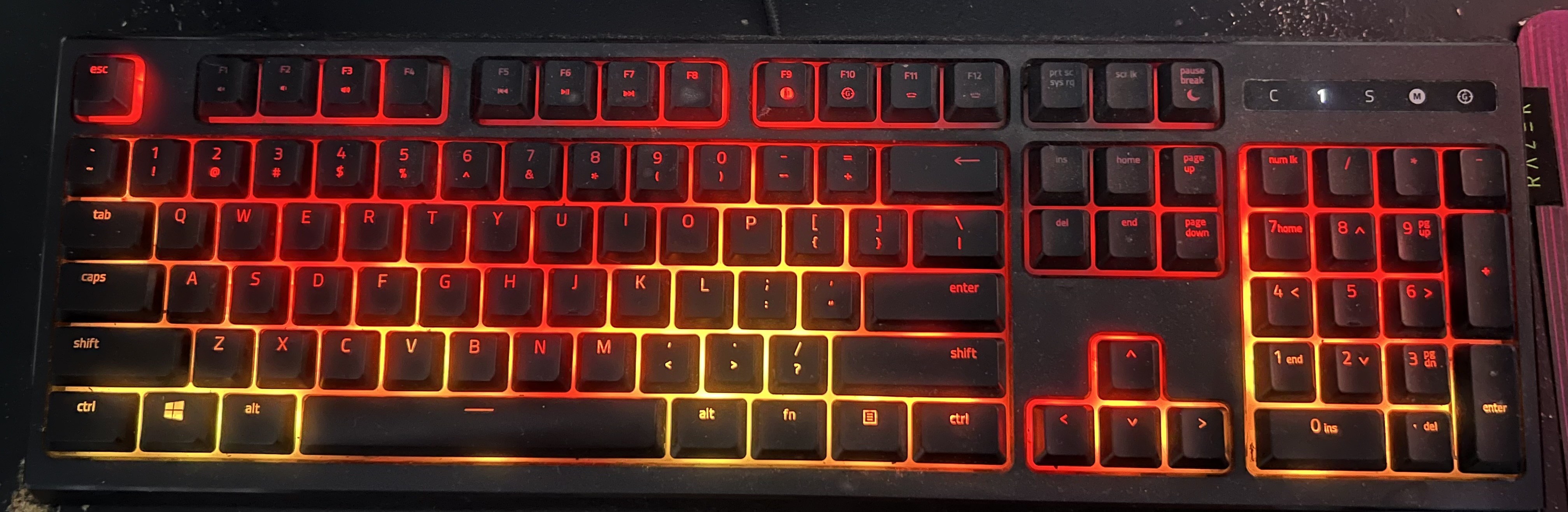 computadoras y laptops - 🔥Teclado razer🐍 ornata Chrome 🔥