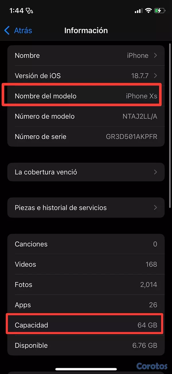 celulares y tabletas - iPhone XS 64GB Factory 5