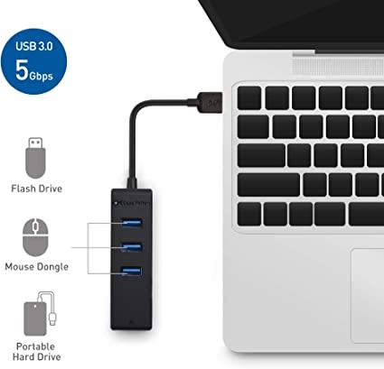accesorios para electronica - Adaptador USB 2.0 a Ethernet y Hub USB 2