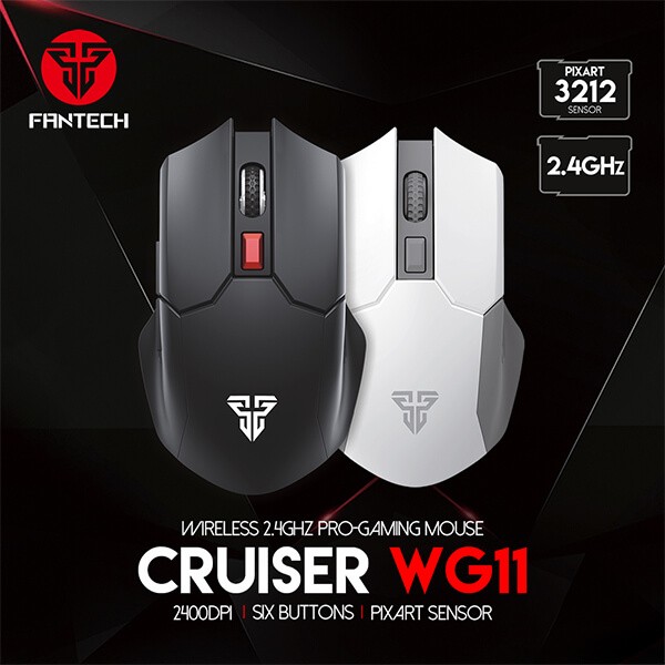 computadoras y laptops - MAOUSE GAMER  INALÁMBRICO ,BLANCO Y EN NEGRO DE 2.4GHZ PRO-GAMING 1