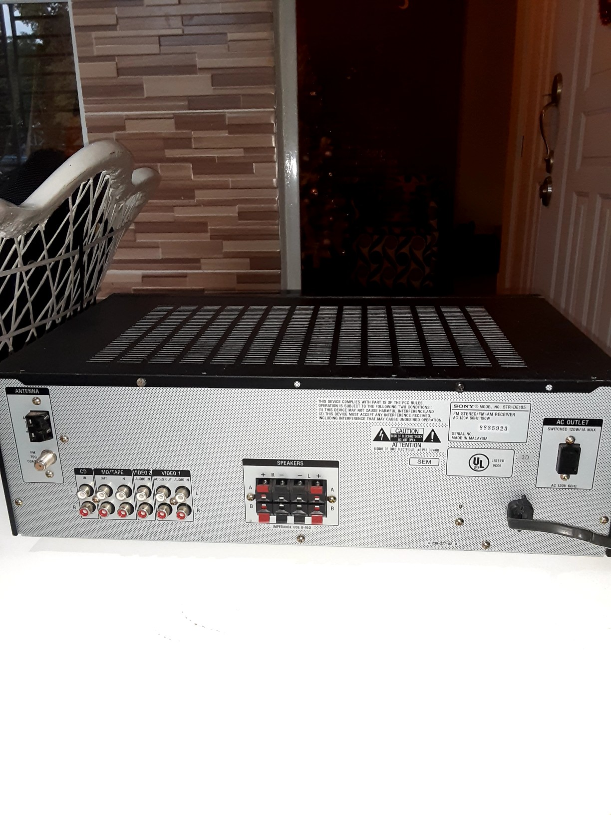 camaras y audio - AMPLIFICADOR/RECIVIDO/SONY 190 WATTS 