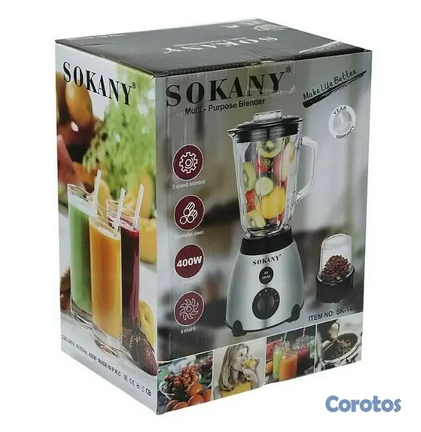 electrodomesticos - Licuadora blendr sokany  sk-149s 7