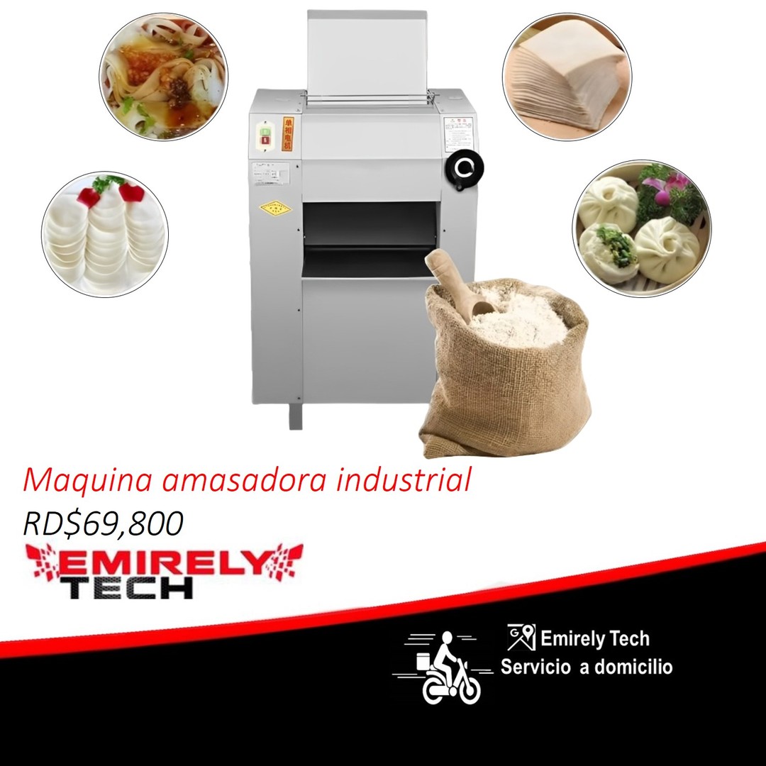 equipos profesionales - Maquina amasadora industrial máquina de rodillos laminadora de hacer masa harina