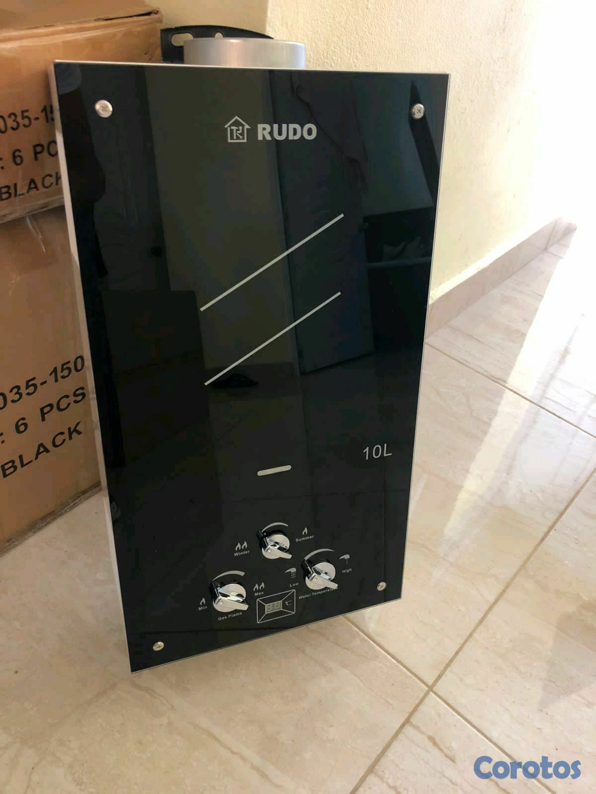 herramientas, jardines y exterior - calentador de agua a gas 10 litros 