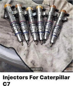 camiones y vehiculos pesados - Caterpillar C-7 Injectores 
