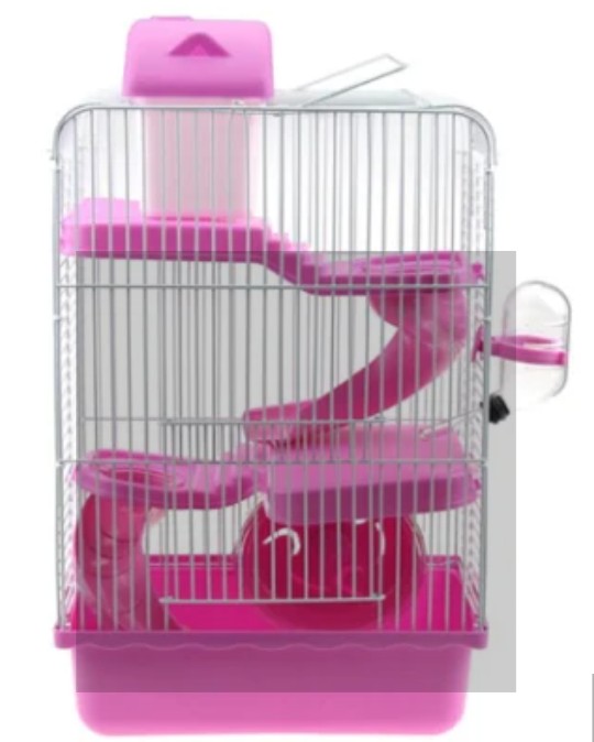 animales y mascotas - Hamster Cage Casa de mascotas pequeñas portátiles jaula 1