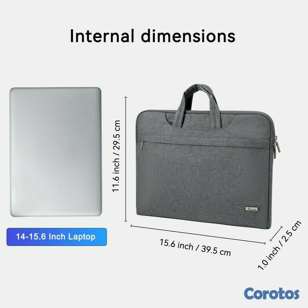 accesorios para electronica - Bolso con correa - Funda con asa - Estuche de transporte para laptop 15.6" 1