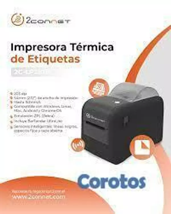 impresoras y scanners - Impresora Térmica de Etiqueta 2C-LP281B 2.12" 203d 2