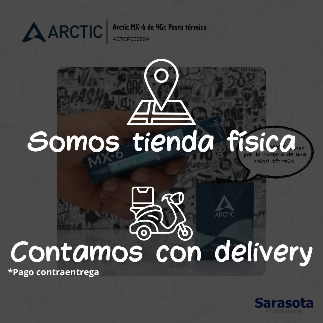 accesorios para electronica - Pasta térmica Arctic MX-6 de 4gr. mas regalo 2