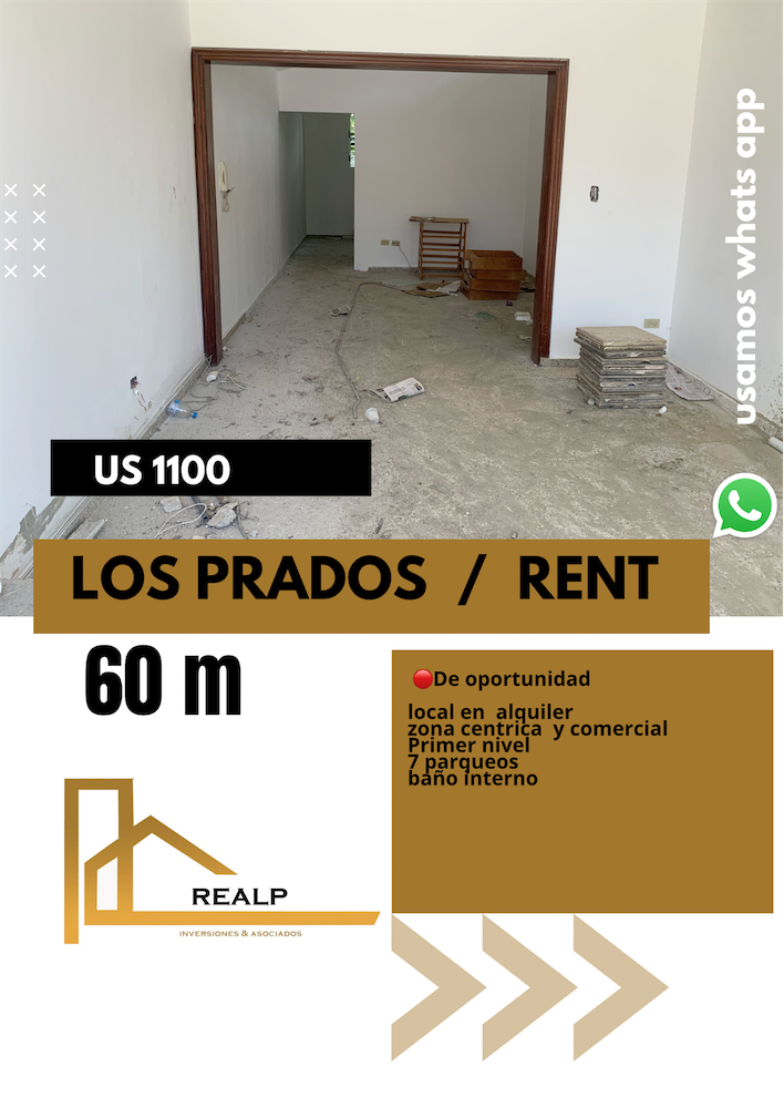 oficinas y locales comerciales - Local primer nivel Prados