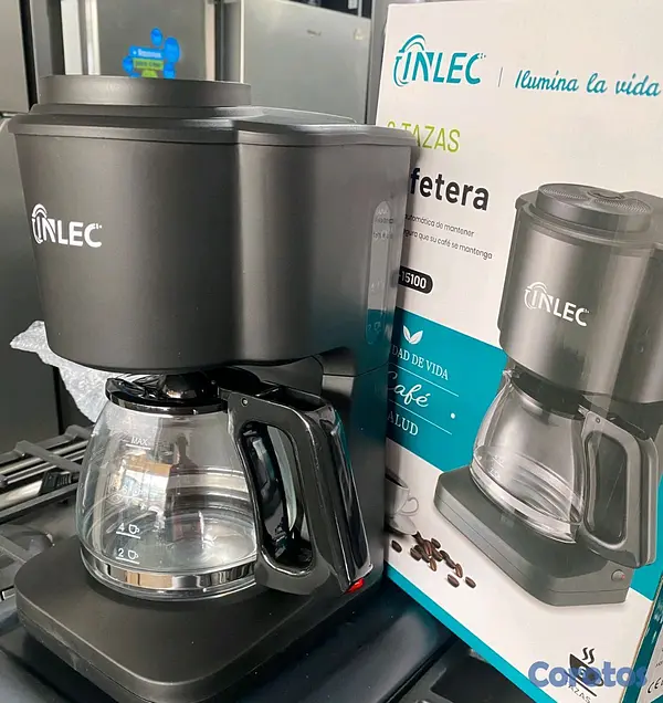 electrodomesticos - Cafetera eléctrica Inlec
Modelo 850-15100
Capacidad de 6 tazas  2