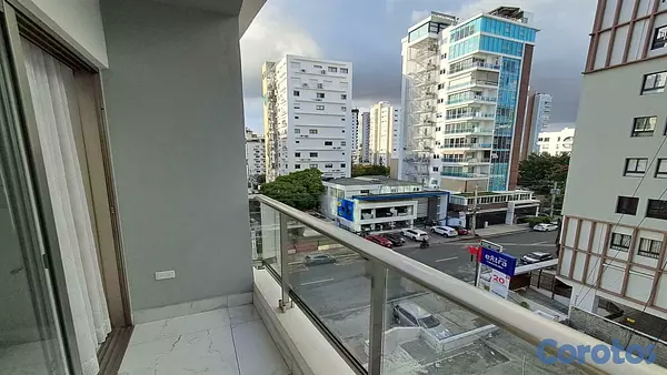 apartamentos - Apartamento amueblado de 1 habitación en Naco en Alquiler 7