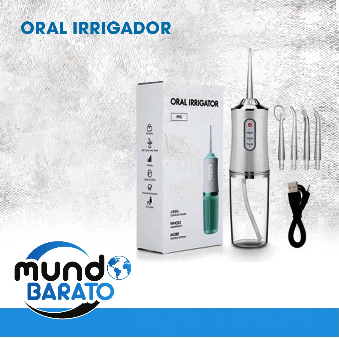salud y belleza - Irrigador bucal portátil Hilo Dental USB recargable  0