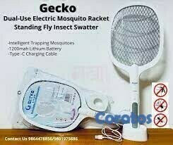 herramientas, jardines y exterior - RAQUETA PARA MOSQUITOS - GECKO LTD-618 5