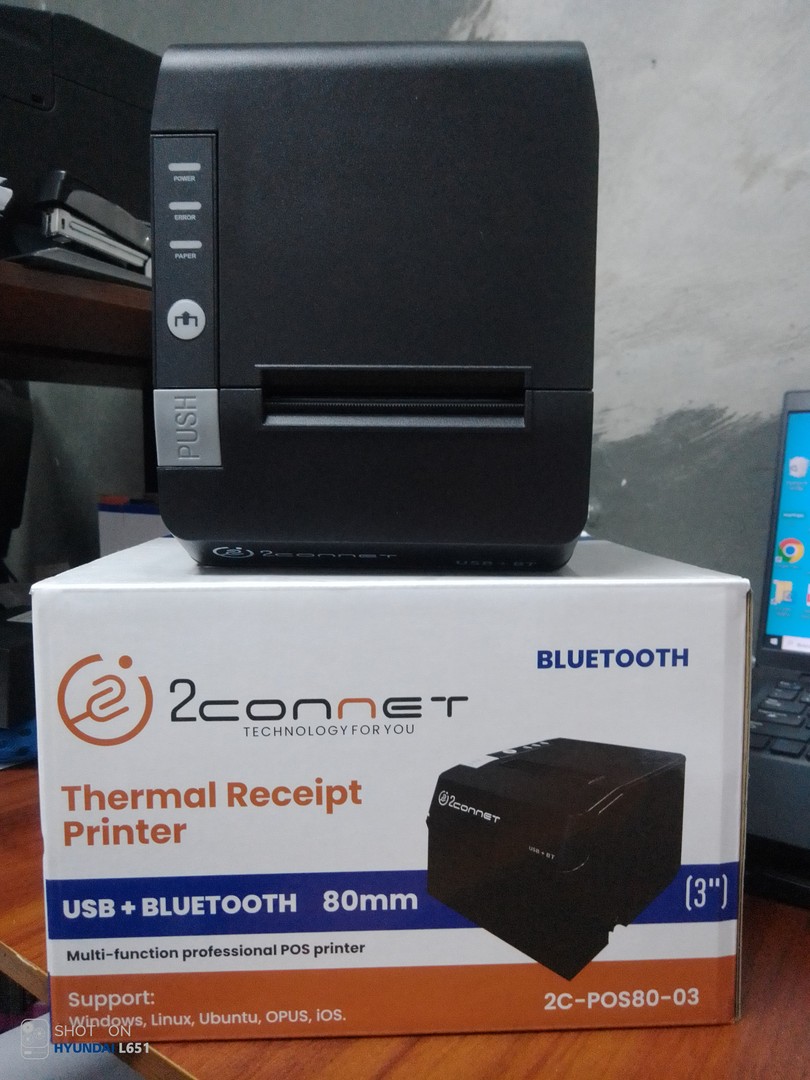 otros electronicos - Impresora bluetooth y usb 80mm 2c-pos80-03, conecta a cash drawer 1