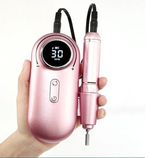 salud y belleza - Máquina de taladro de uñas recargables 30000 RMP pulidora de uñas inalambrica