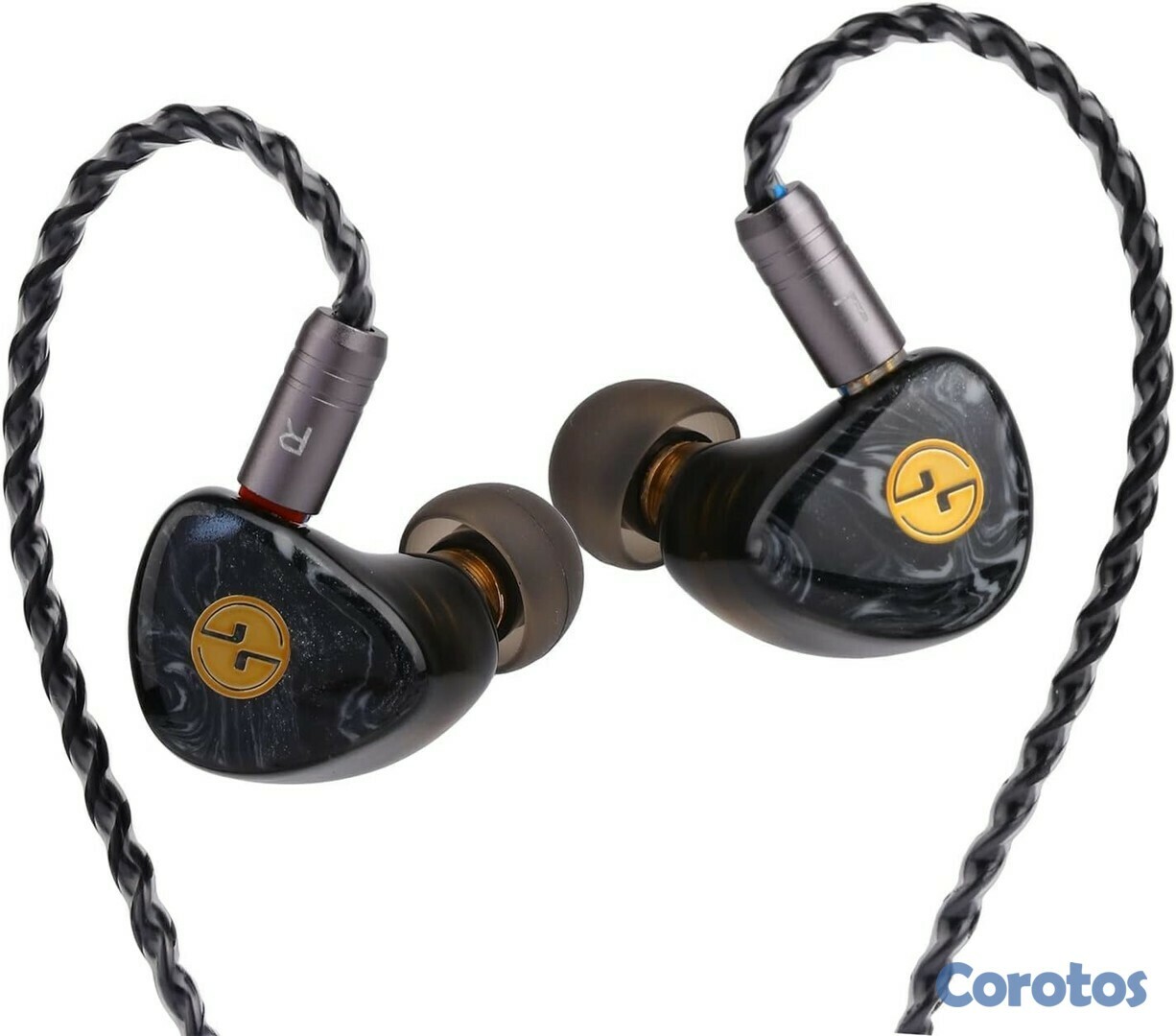 camaras y audio - TinHifi T3 Plus In Ear Monitor IEM 1DD 10mm cable desmontable 2 pines 0.78mm 2
