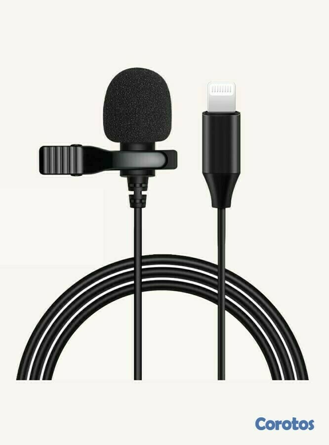 otros electronicos - Micrófono de solapa para iPhone conector lightning obtén una solución rápida y s 1