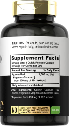 Salud y Equipamiento Médico - Pygeum Africanum Extracto De Alta Potencia Carlyle 2