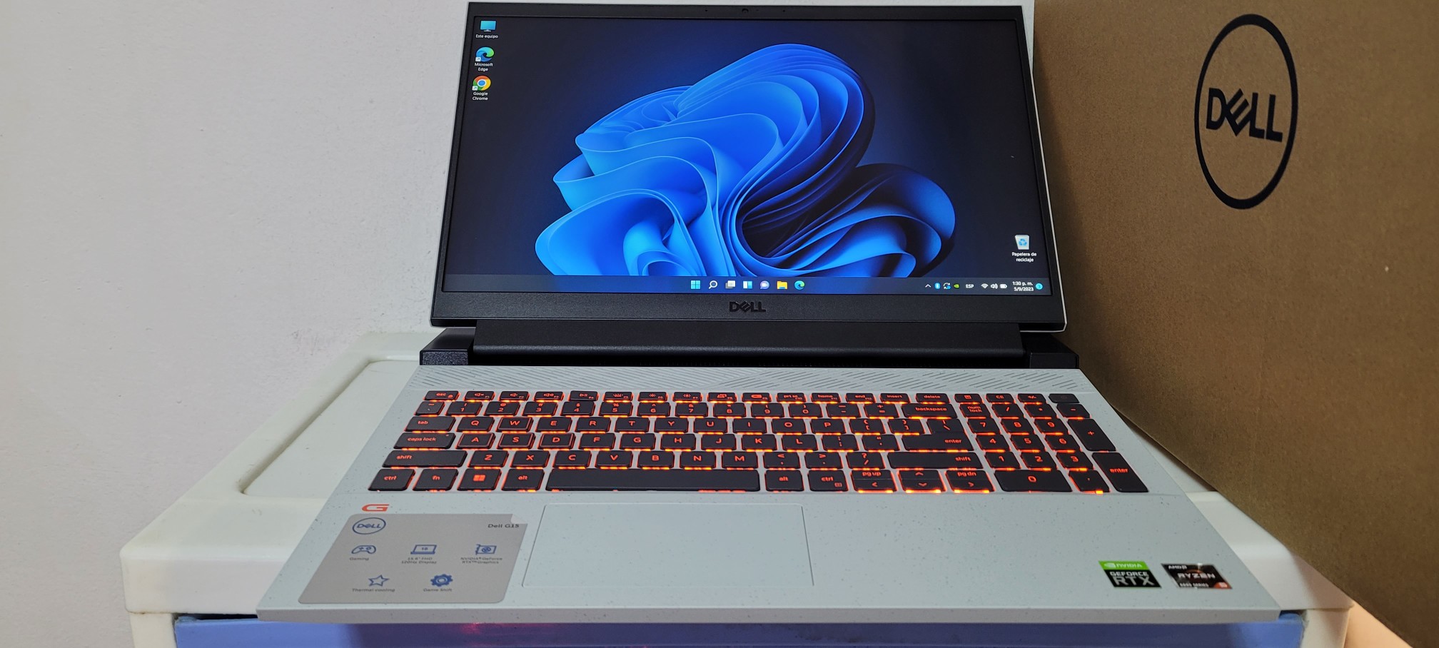 computadoras y laptops - Dell G15 Ryzen 5 12th Gen Ram 16gb DDR5 Disco SSD 1TB RTX 3050 4GB DEDICADA