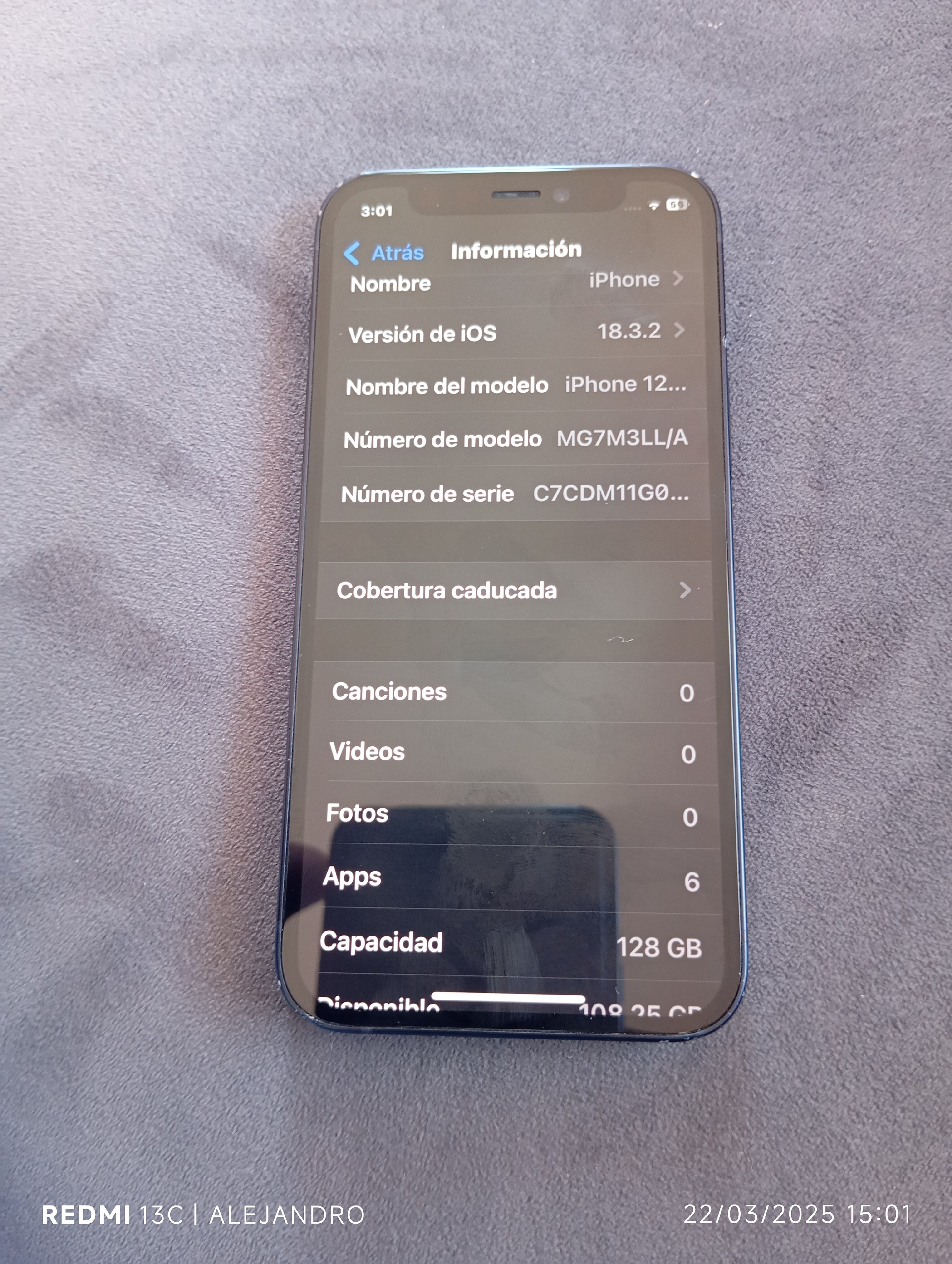 otros electronicos - Iphone 12 mini 128GB  1