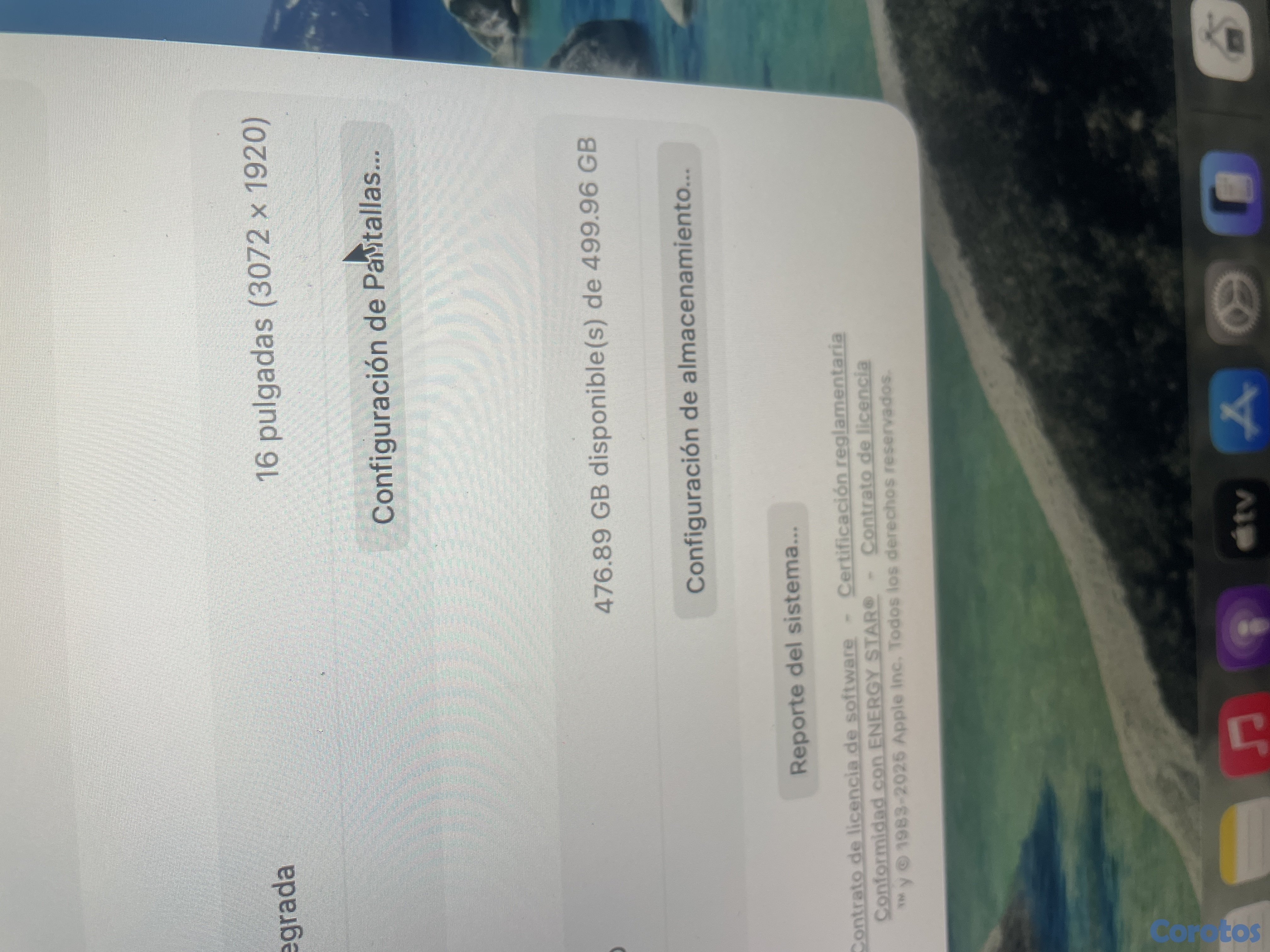 computadoras y laptops - Macbook Pro 16 2019 i9 2.4ghz, 64gb ram, 512 ssd  5