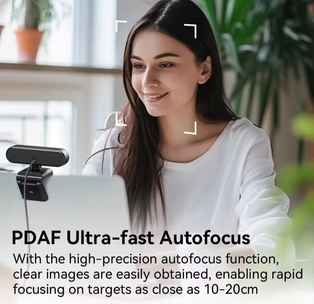accesorios para electronica - Cámara  para Streaming Emeet 4K C60E 7