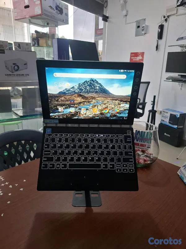 computadoras y laptops - Tablet/ mini laptop Lenovo Yoga Book YB1 10.1" Atom x5 2.4GHz 4GB RAM 64GB SSD 3