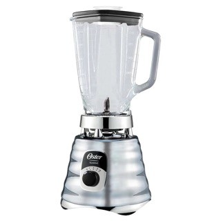 electrodomesticos - Licuadora clásica Oster cromada con perilla ergonómica de 3 velocidades 700watts 2