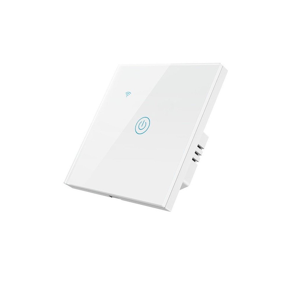 accesorios para electronica - Interruptor tactil WIFI 1 conector, conecta con Alexa y Google Home no usa neutr 1