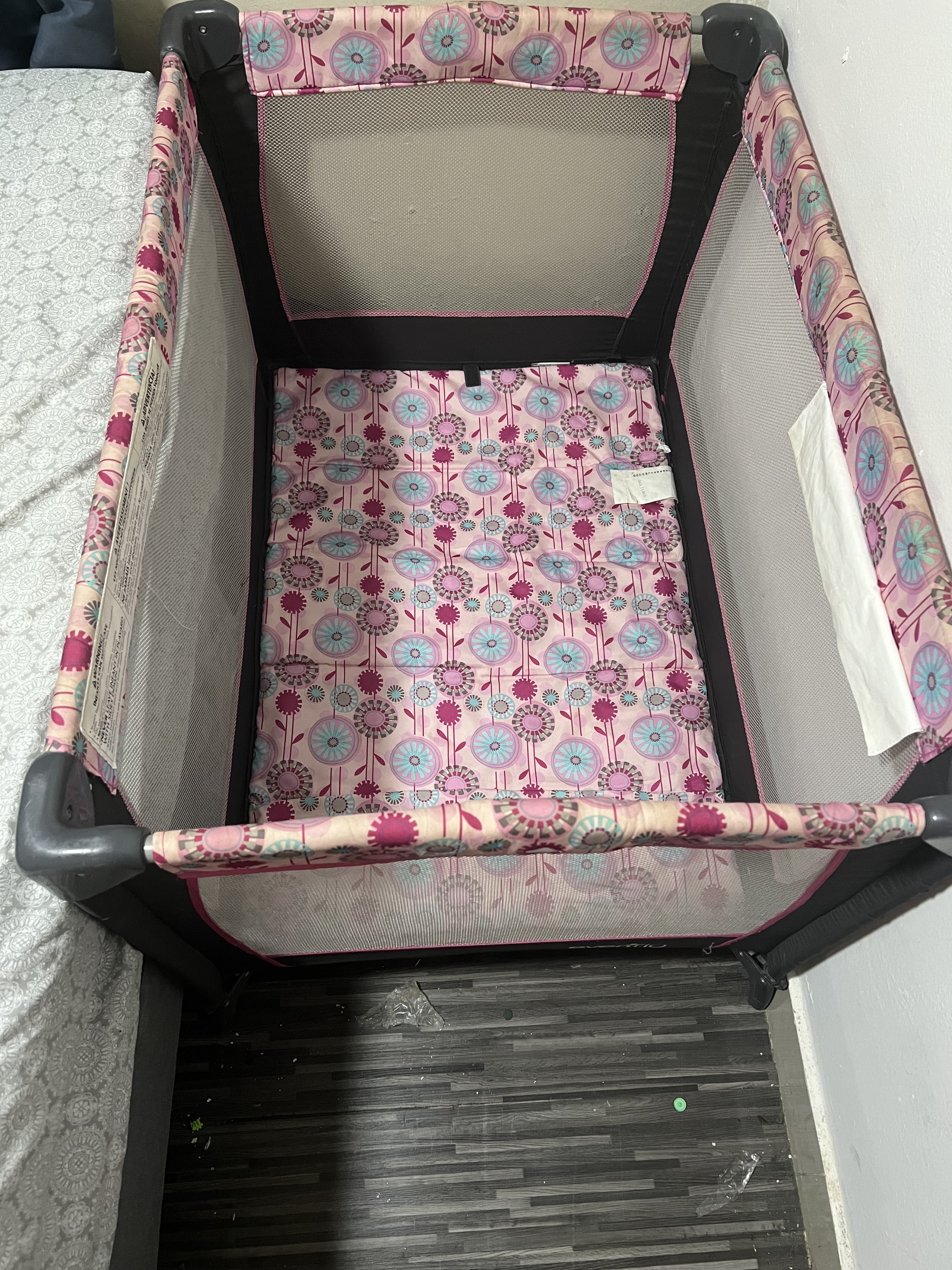 muebles - corral graco, regalo Colchon y mosquitero  4