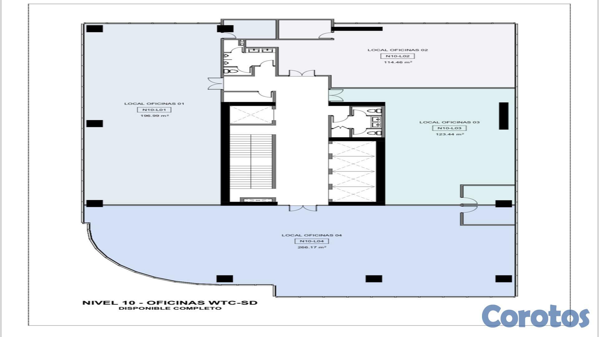 oficinas y locales comerciales - VENTA oficinas WTC World Trade Center Blue Mall Piantini Santo Domingo 8